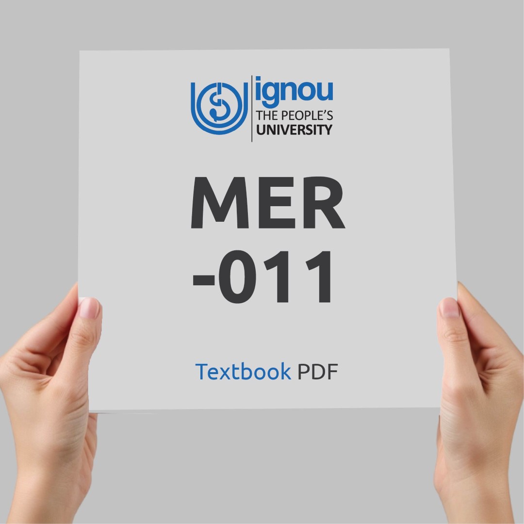 IGNOU MER-011 Study Material & Textbook Download