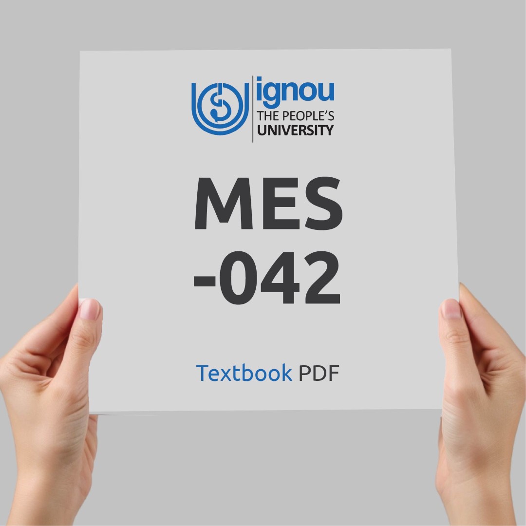 IGNOU MES-042 Study Material & Textbook Download