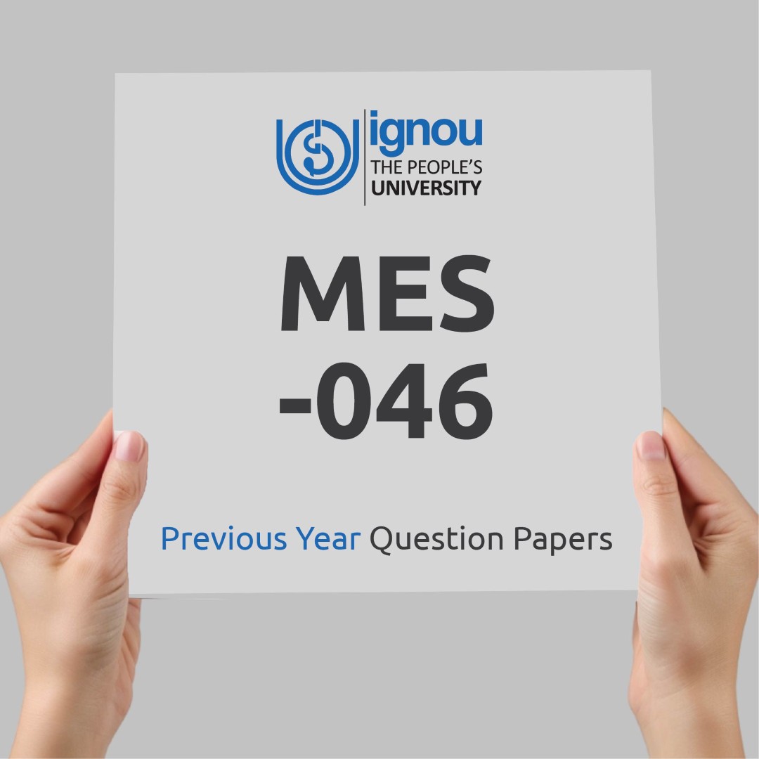IGNOU MES-046 Previous Year Exam Question Papers