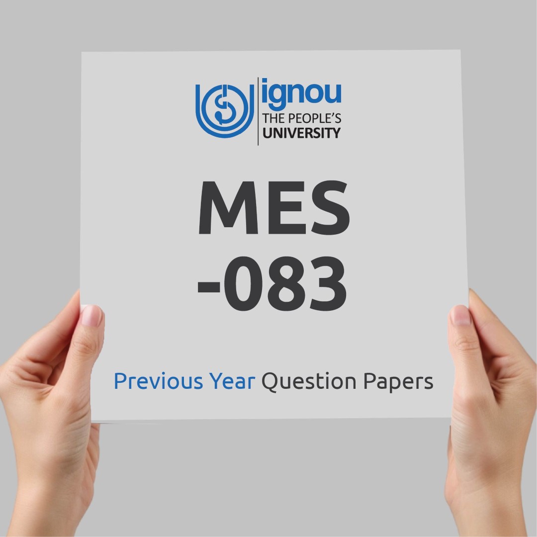 IGNOU MES-083 Previous Year Exam Question Papers