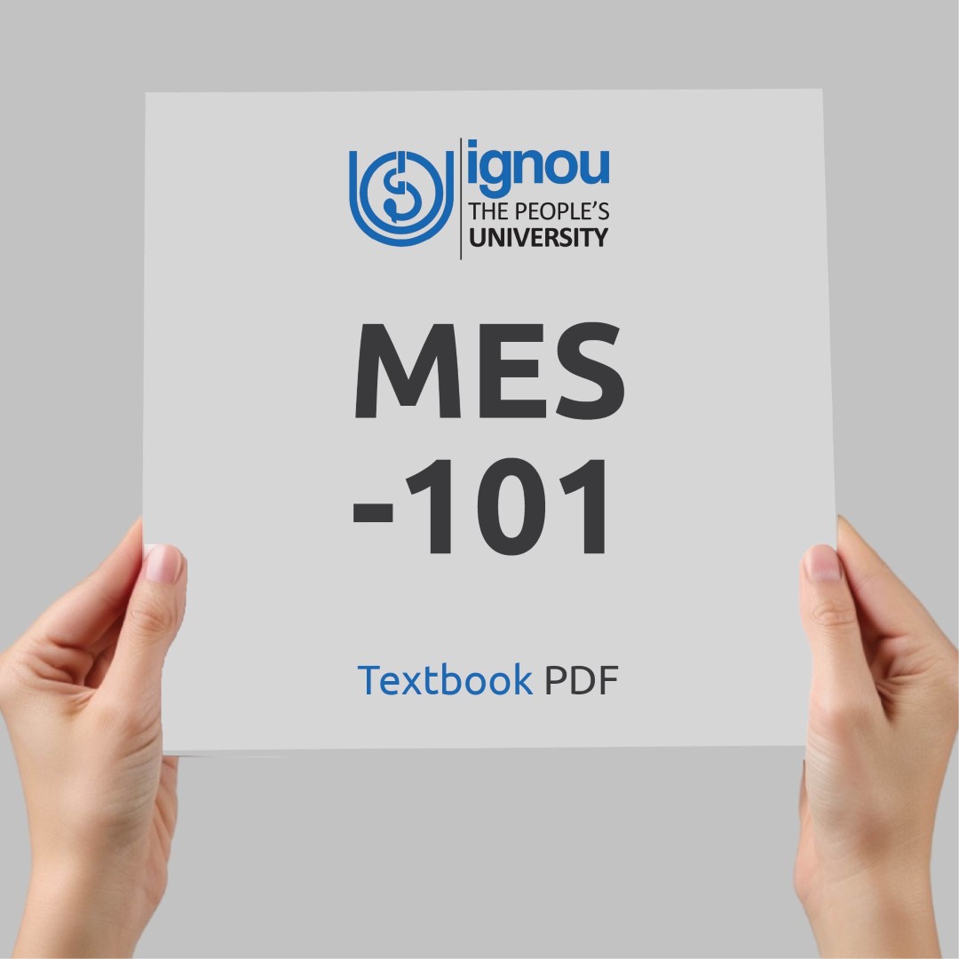 IGNOU MES-101 Study Material & Textbook Download