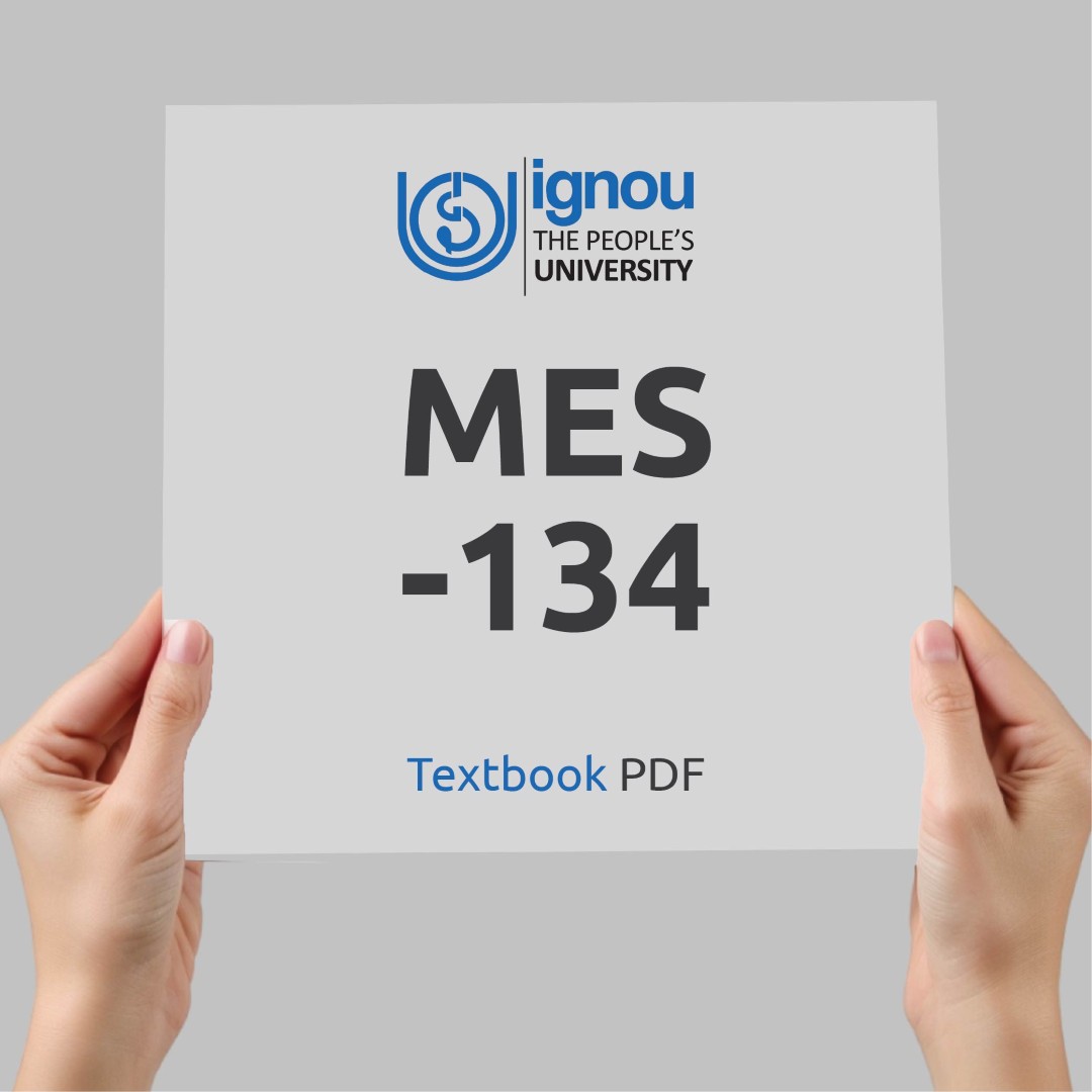 IGNOU MES-134 Study Material & Textbook Download