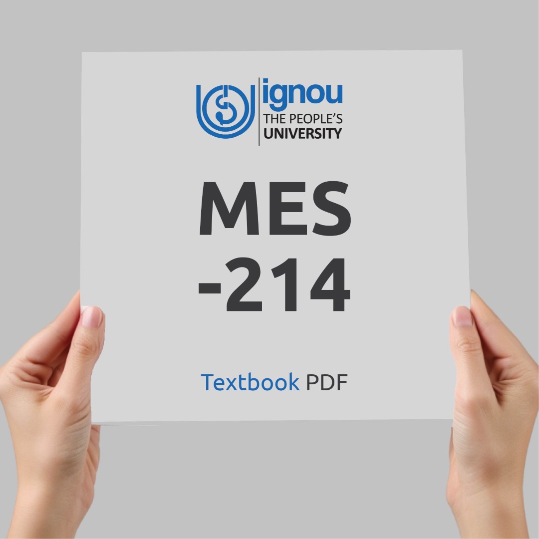 IGNOU MES-214 Study Material & Textbook Download
