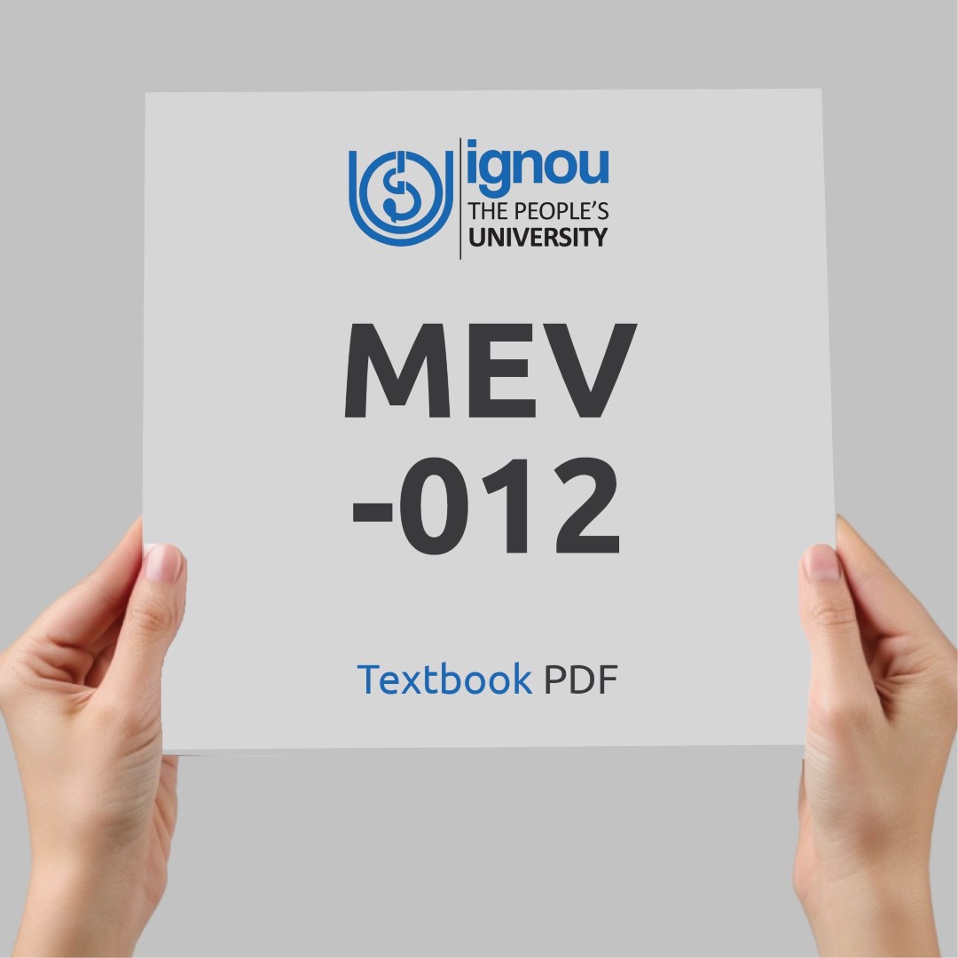 IGNOU MEV-012 Study Material & Textbook Download