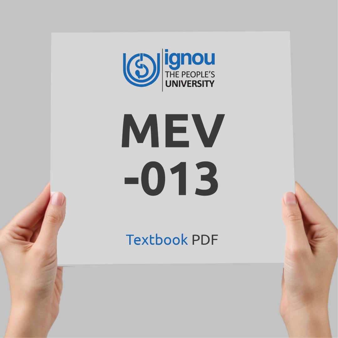 IGNOU MEV-013 Study Material & Textbook Download