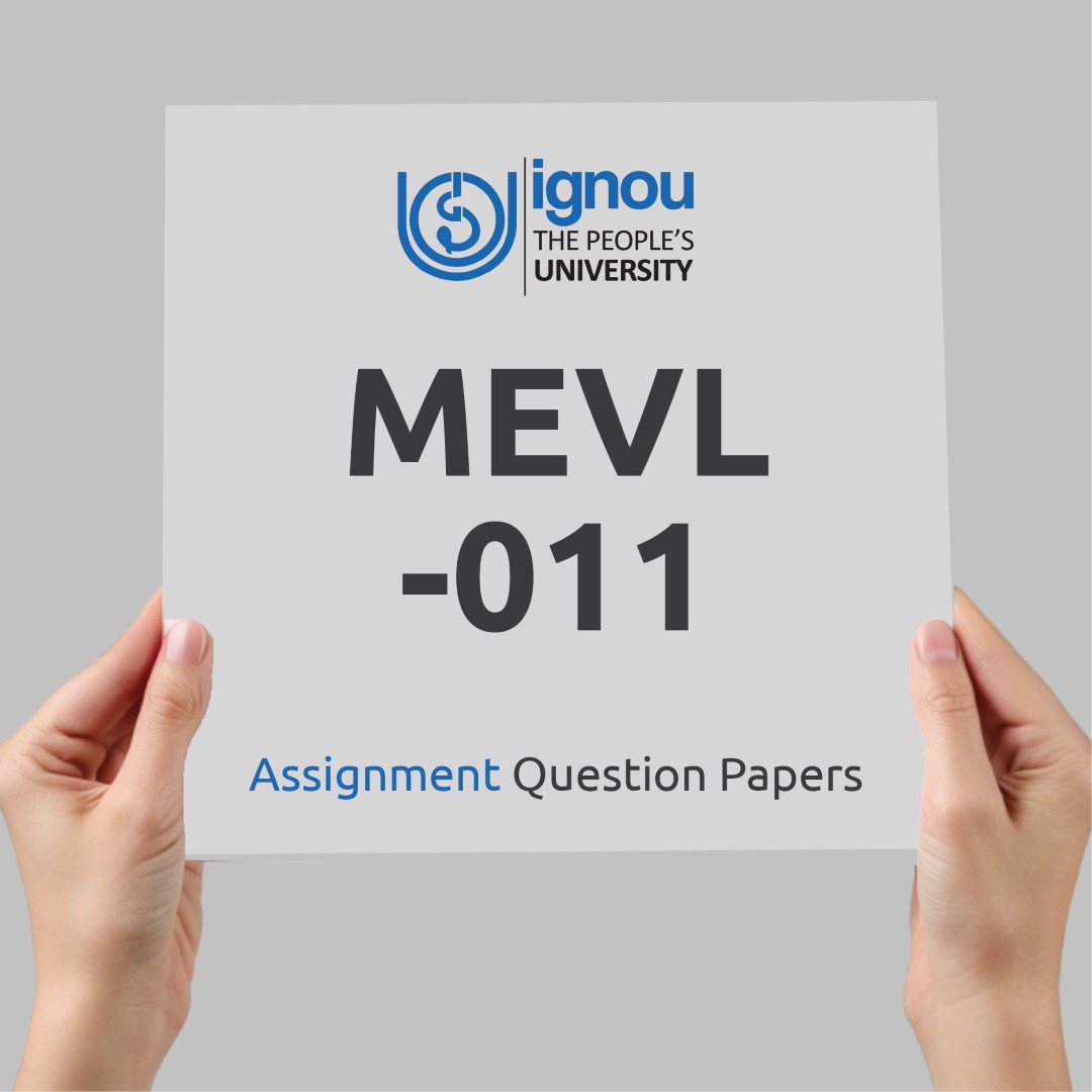 IGNOU MEVL-011 Assignment Question Paper Free Download (2023-24)
