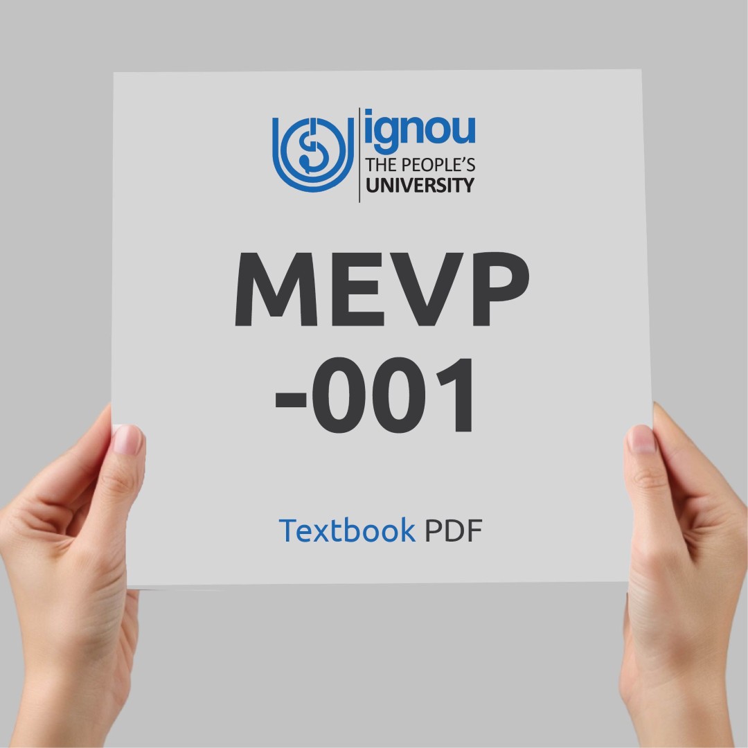 IGNOU MEVP-001 Study Material & Textbook Download