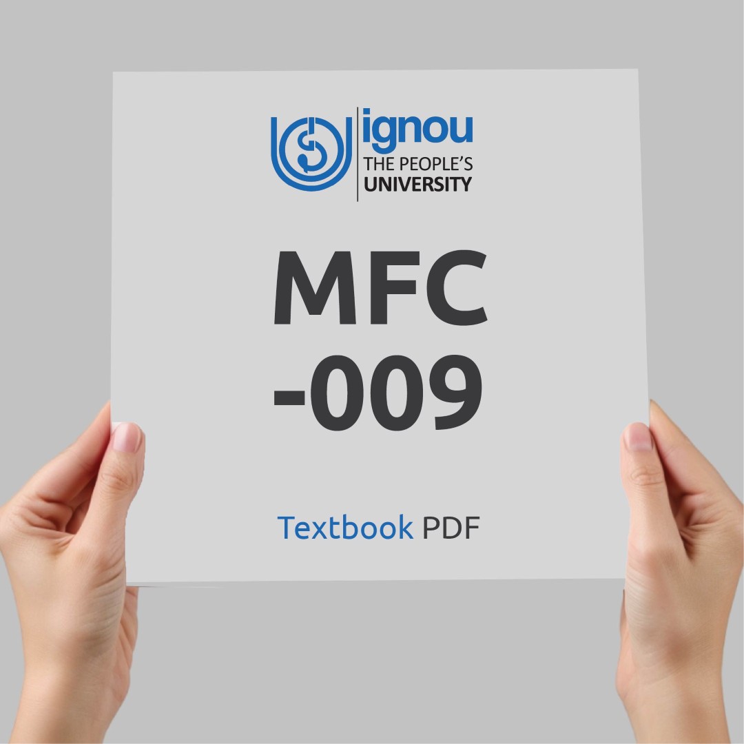 IGNOU MFC-009 Study Material & Textbook Download
