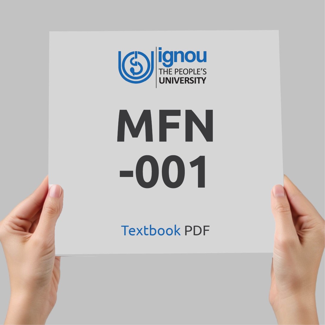 IGNOU MFN-001 Study Material & Textbook Download