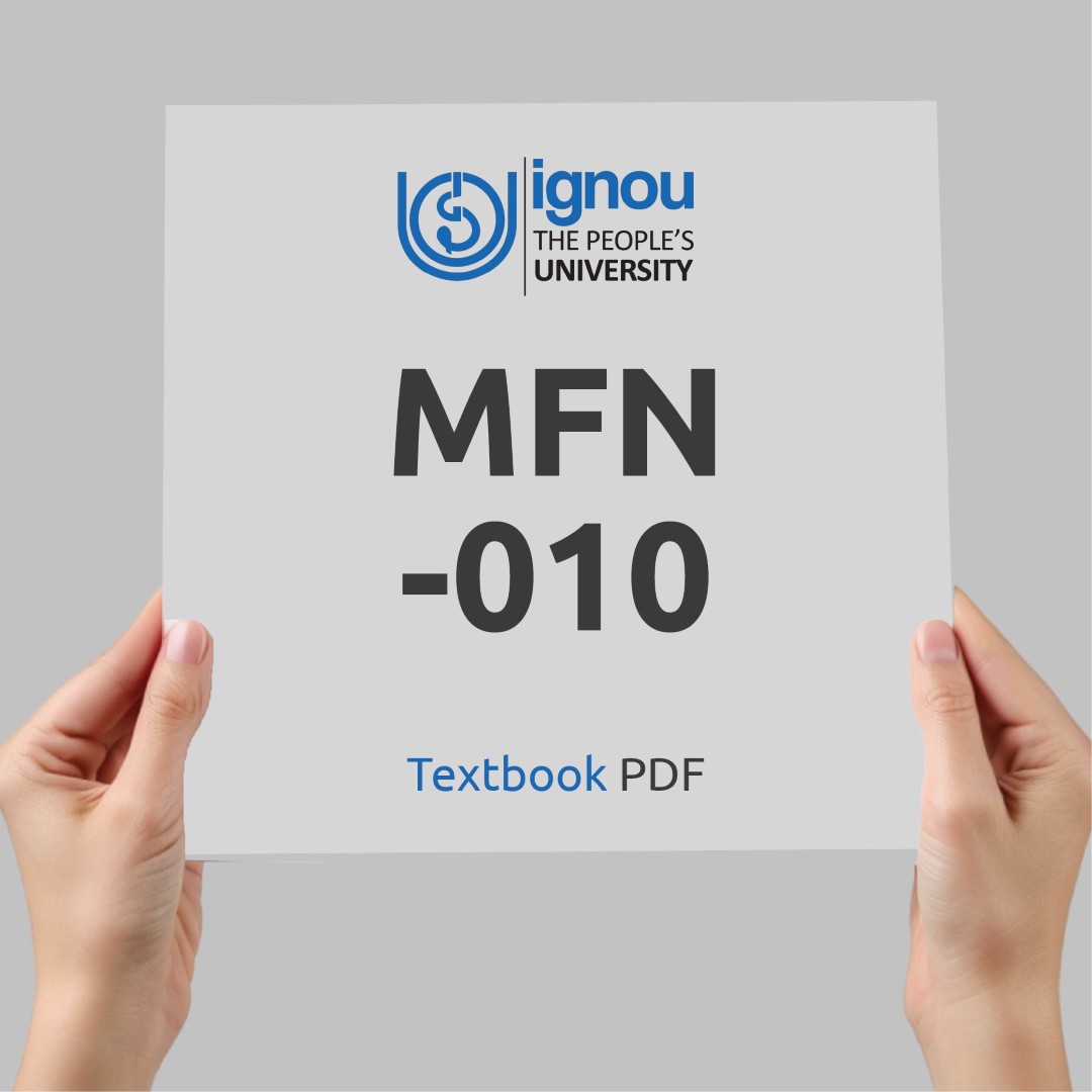 IGNOU MFN-010 Study Material & Textbook Download