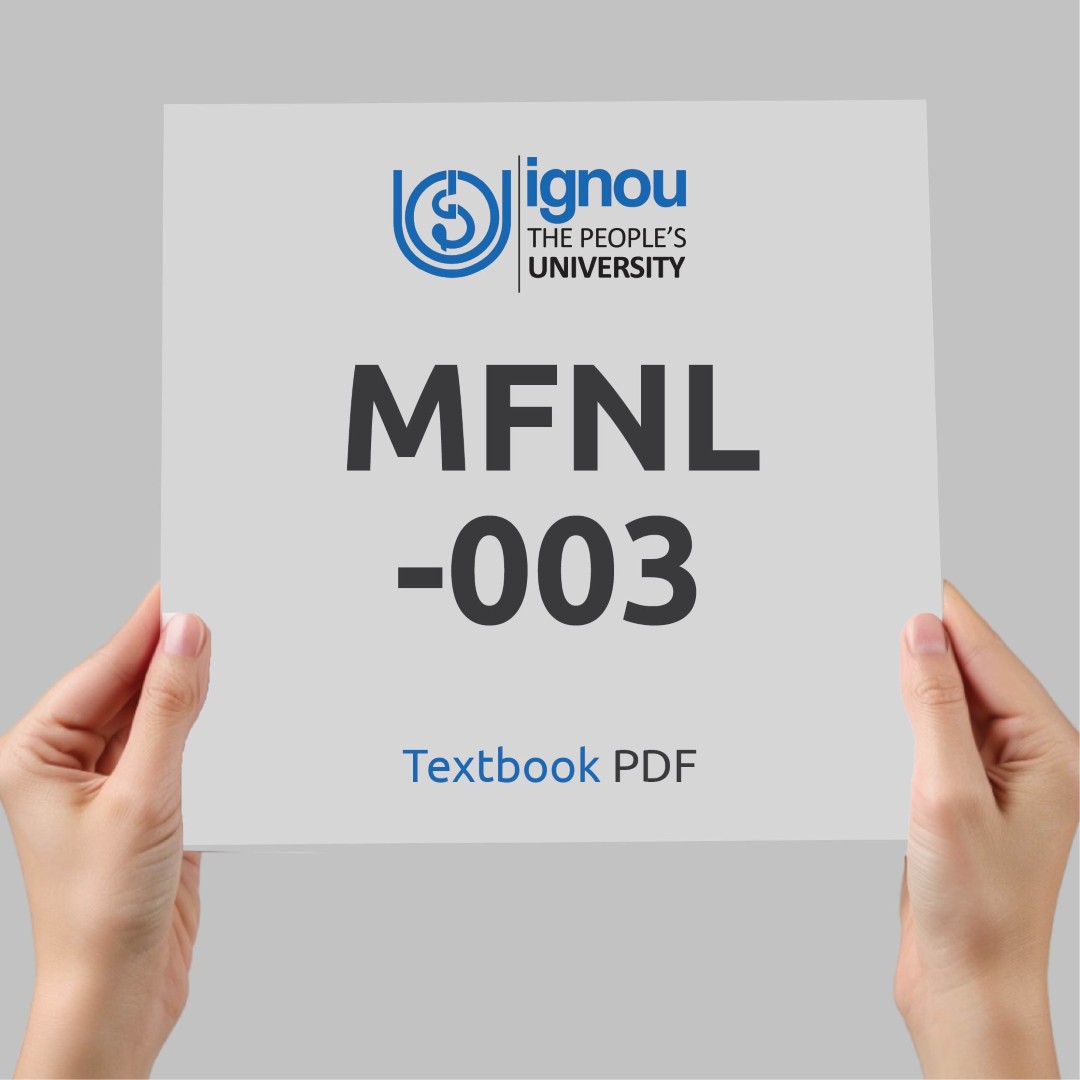 IGNOU MFNL-003 Study Material & Textbook Download