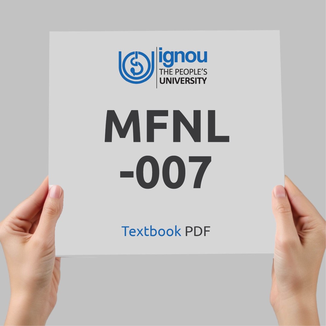 IGNOU MFNL-007 Study Material & Textbook Download
