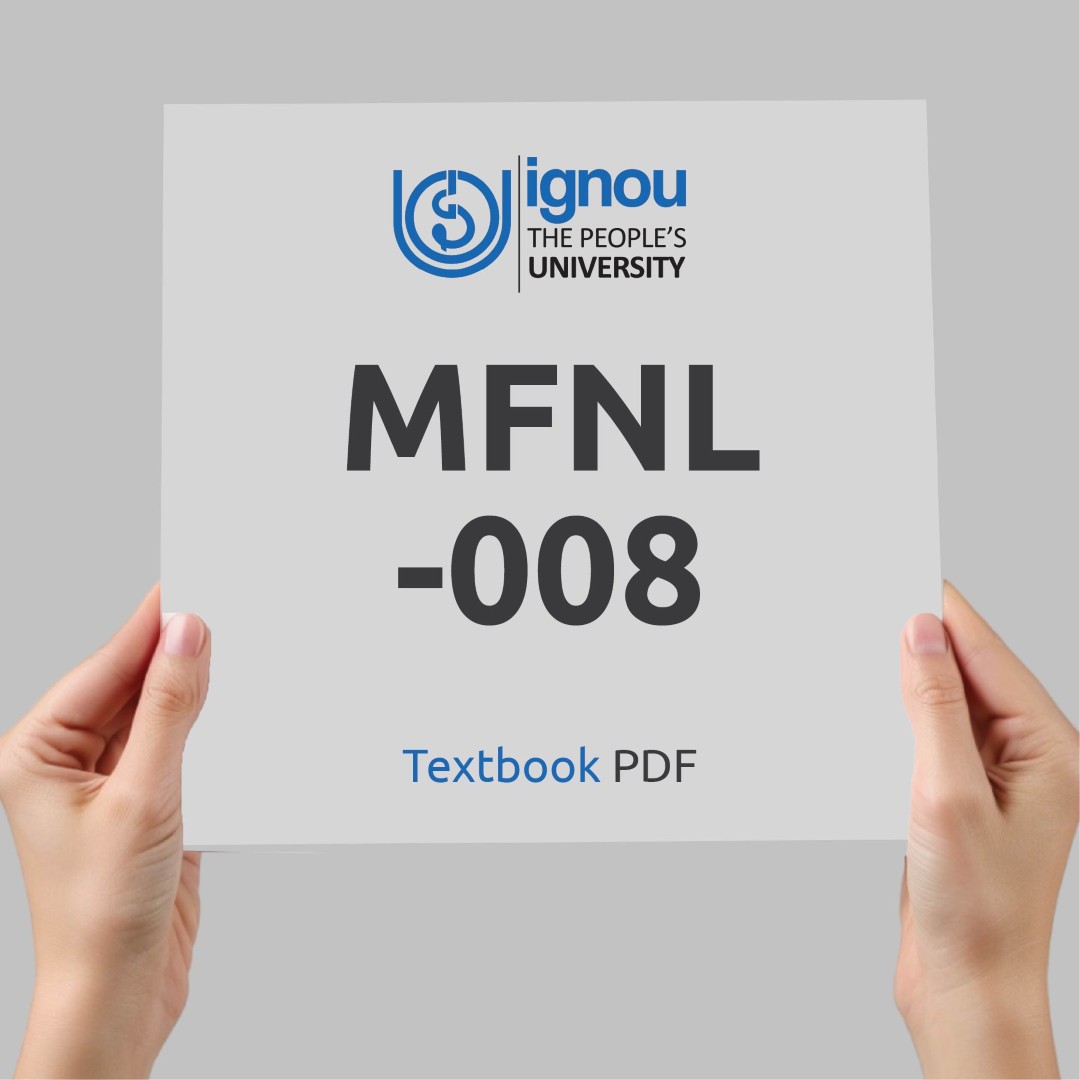 IGNOU MFNL-008 Study Material & Textbook Download