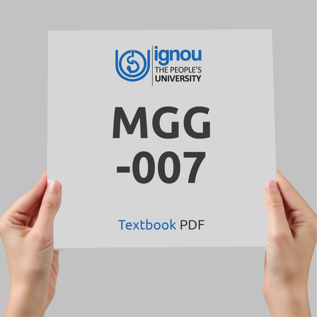 IGNOU MGG-007 Study Material & Textbook Download