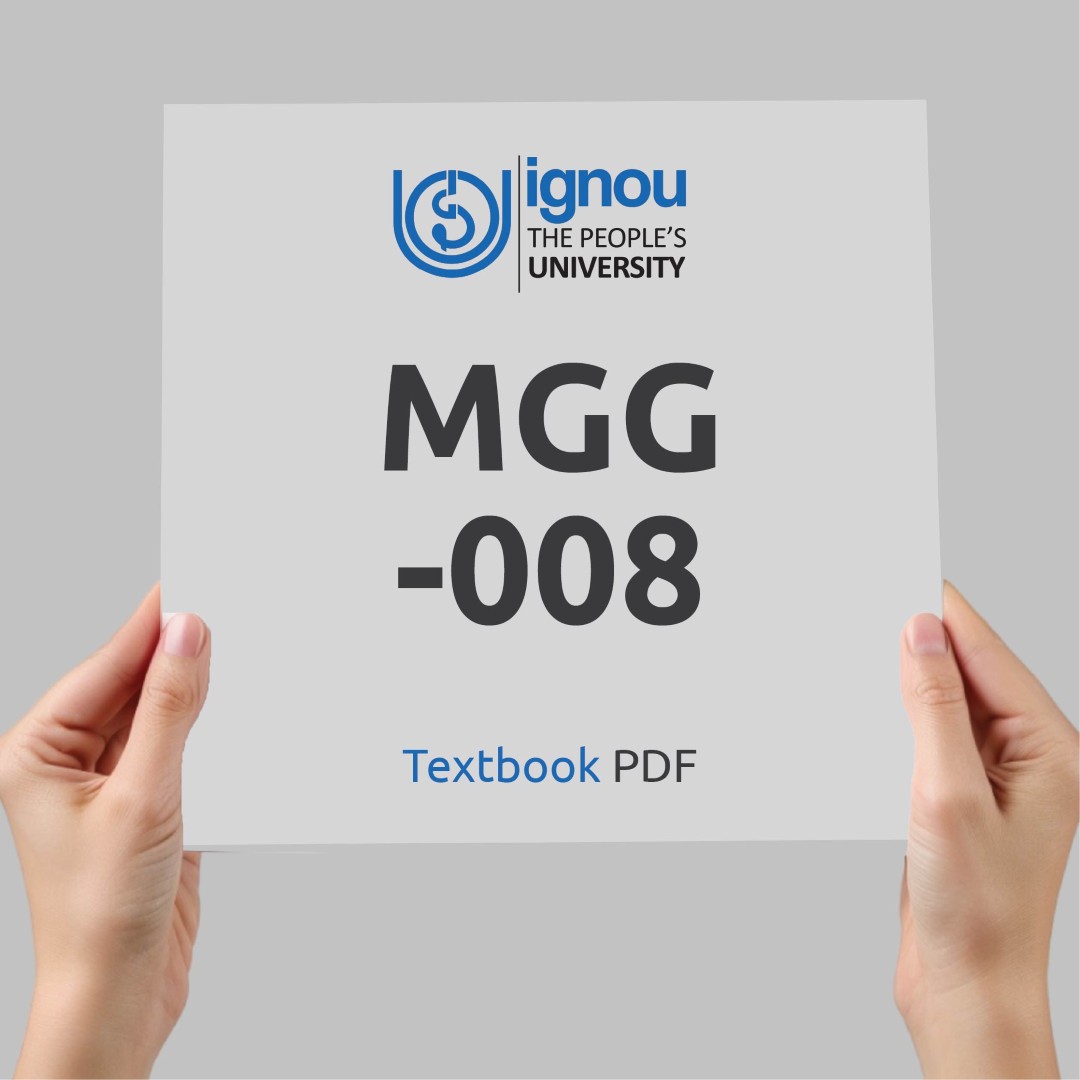 IGNOU MGG-008 Study Material & Textbook Download