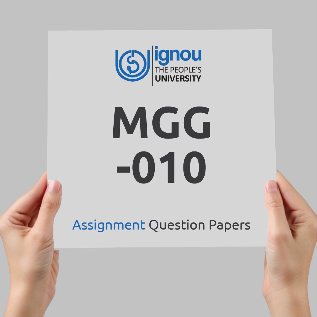 IGNOU MGG-010 Assignment Question Paper Free Download (2023-24)