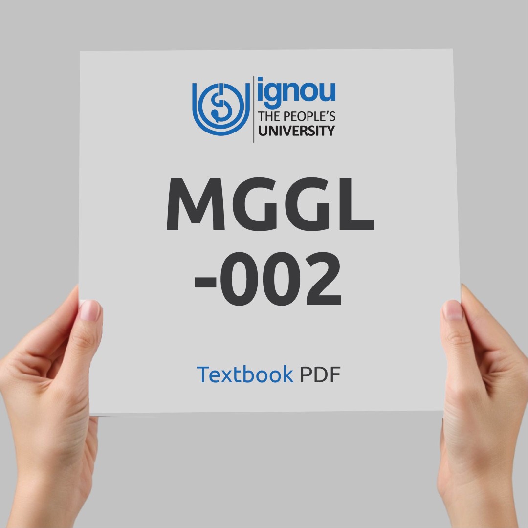 IGNOU MGGL-002 Study Material & Textbook Download