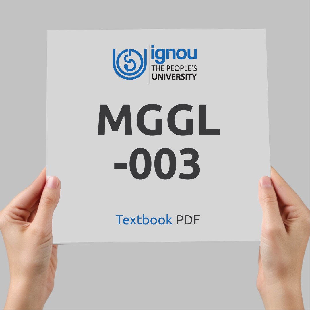 IGNOU MGGL-003 Study Material & Textbook Download