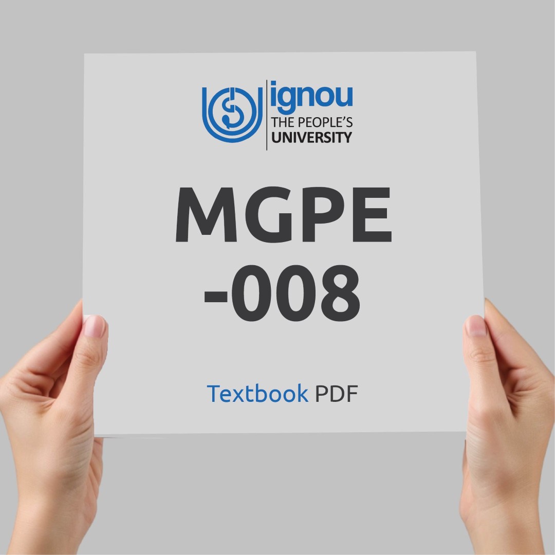 IGNOU MGPE-008 Study Material & Textbook Download