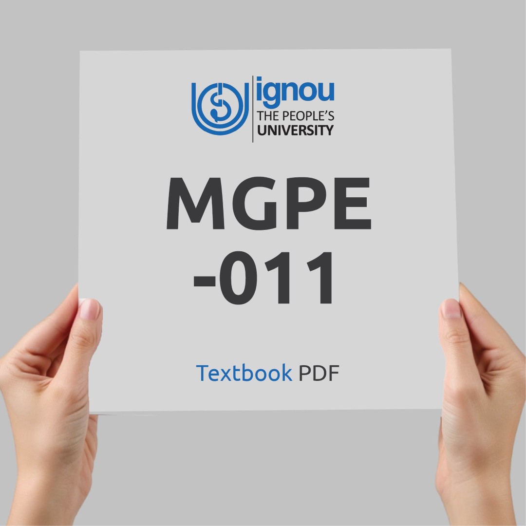 IGNOU MGPE-011 Study Material & Textbook Download