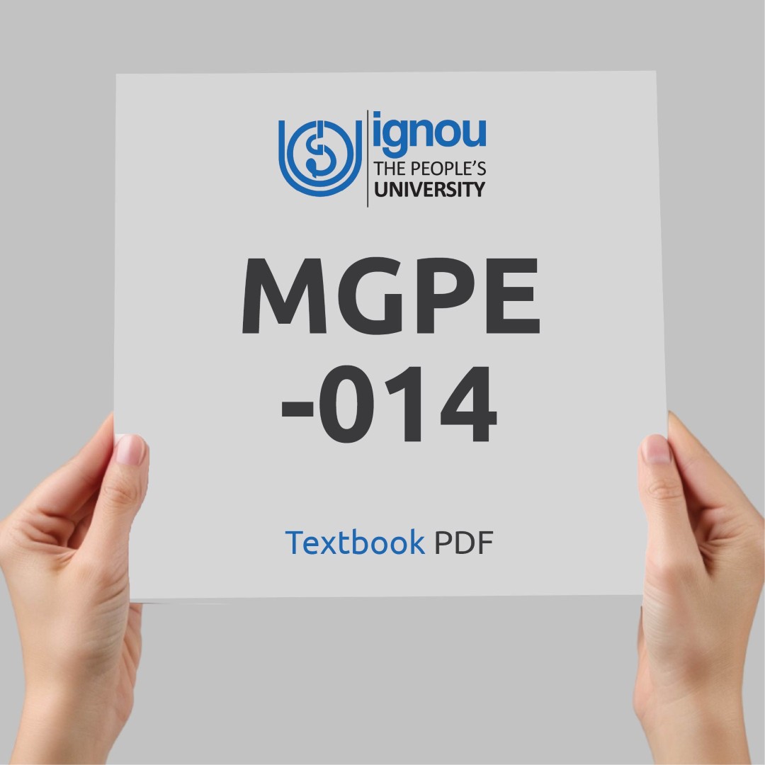 IGNOU MGPE-014 Study Material & Textbook Download