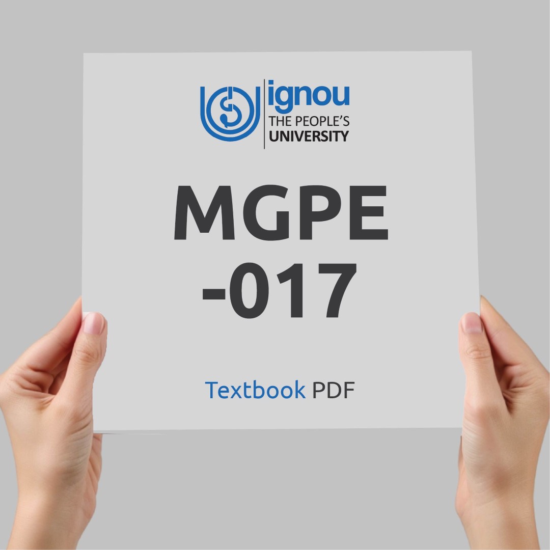 IGNOU MGPE-017 Study Material & Textbook Download