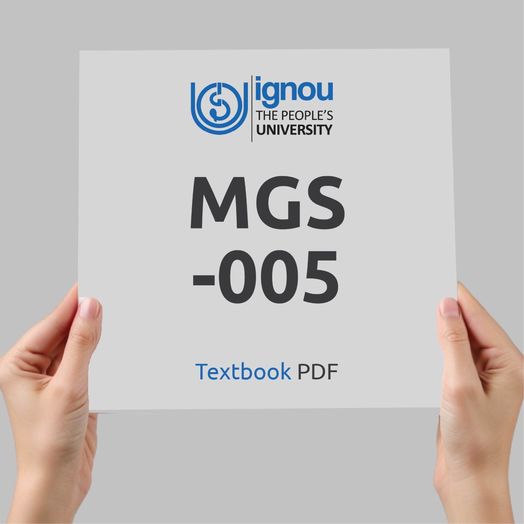 IGNOU MGS-005 Study Material & Textbook Download