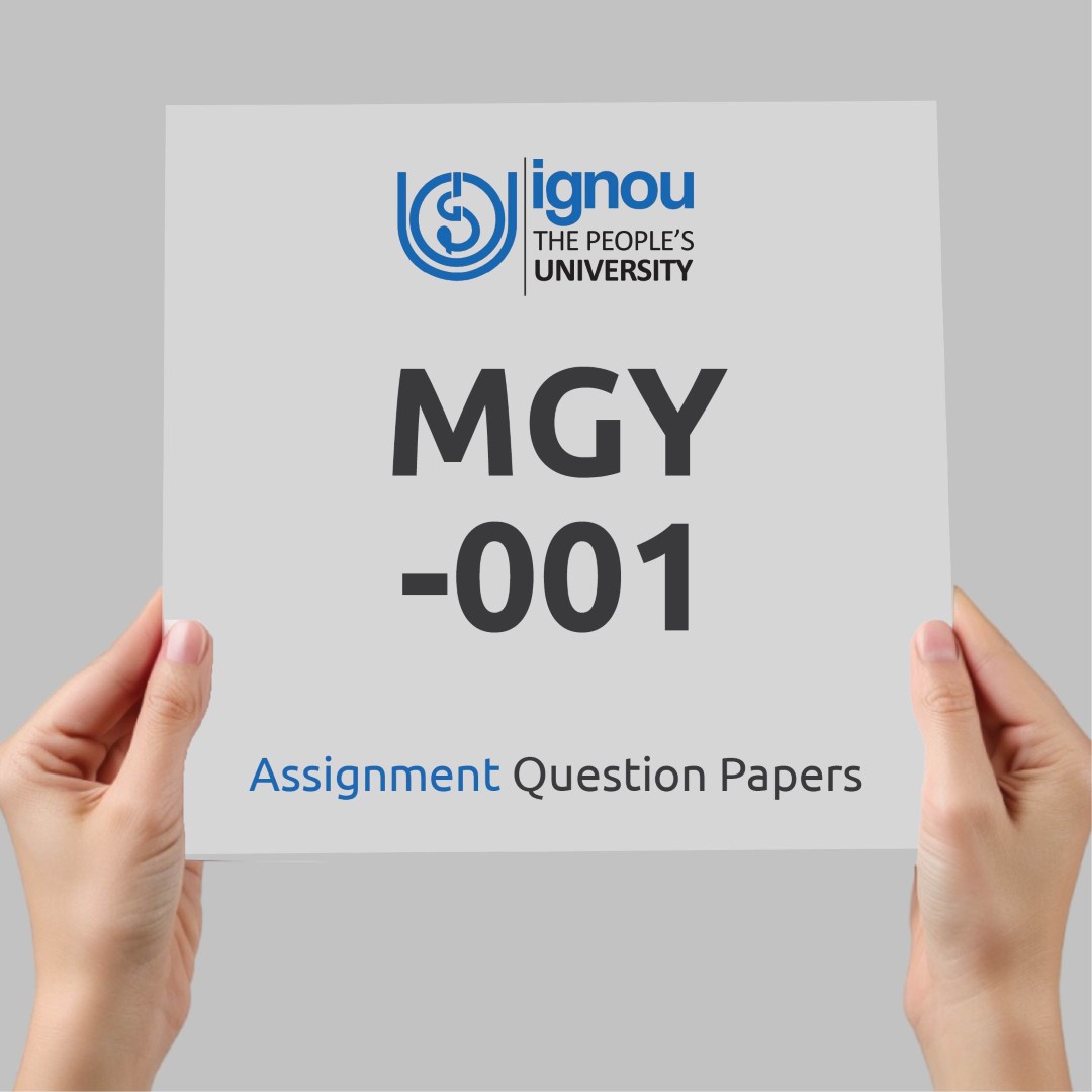 IGNOU MGY-001 Assignment Question Paper Free Download (2023-24)