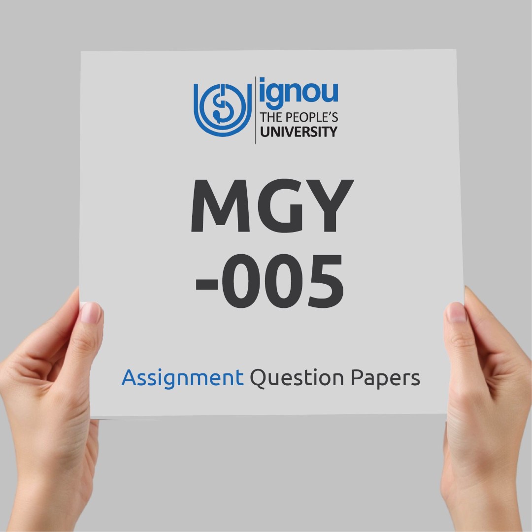 IGNOU MGY-005 Assignment Question Paper Free Download (2023-24)