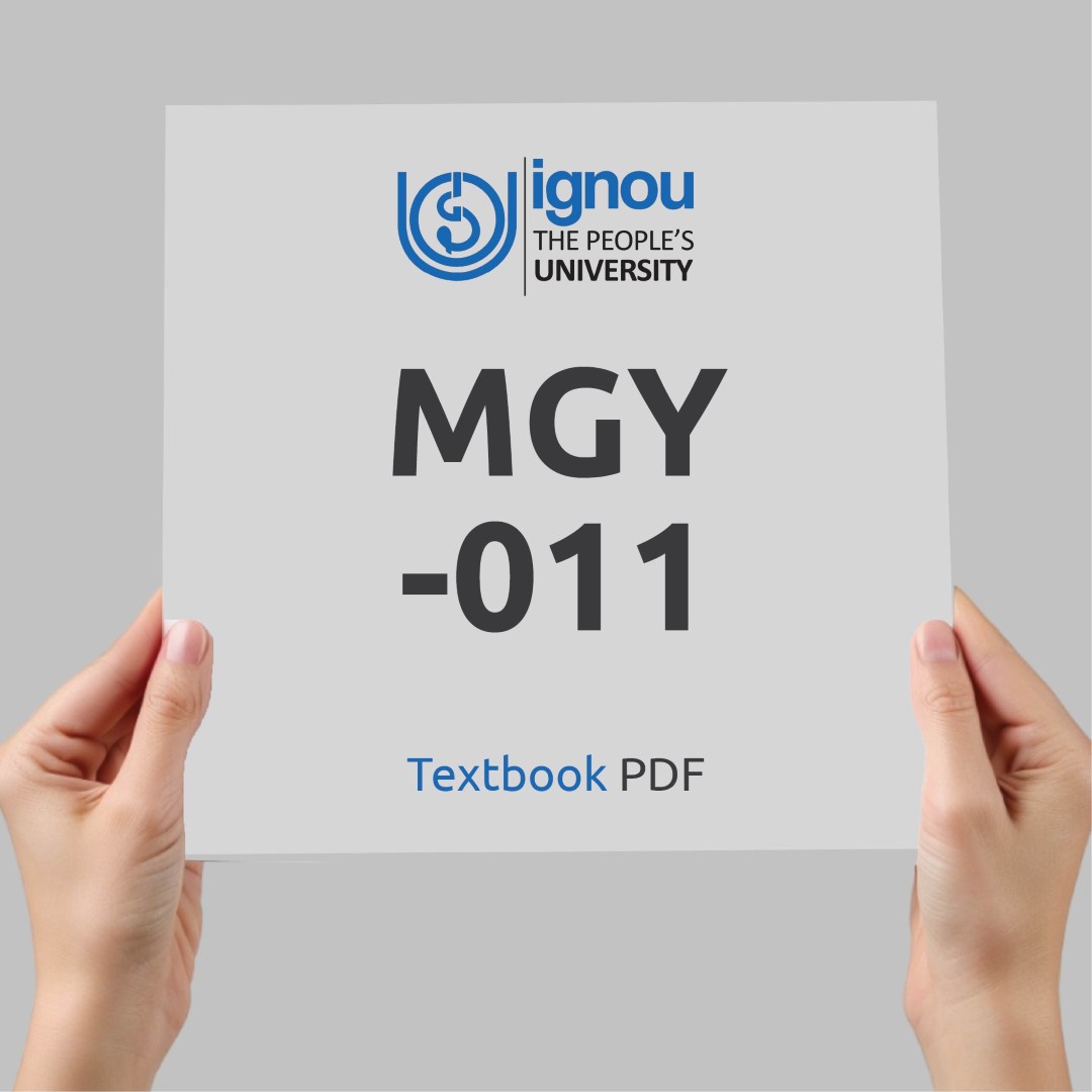 IGNOU MGY-011 Study Material & Textbook Download