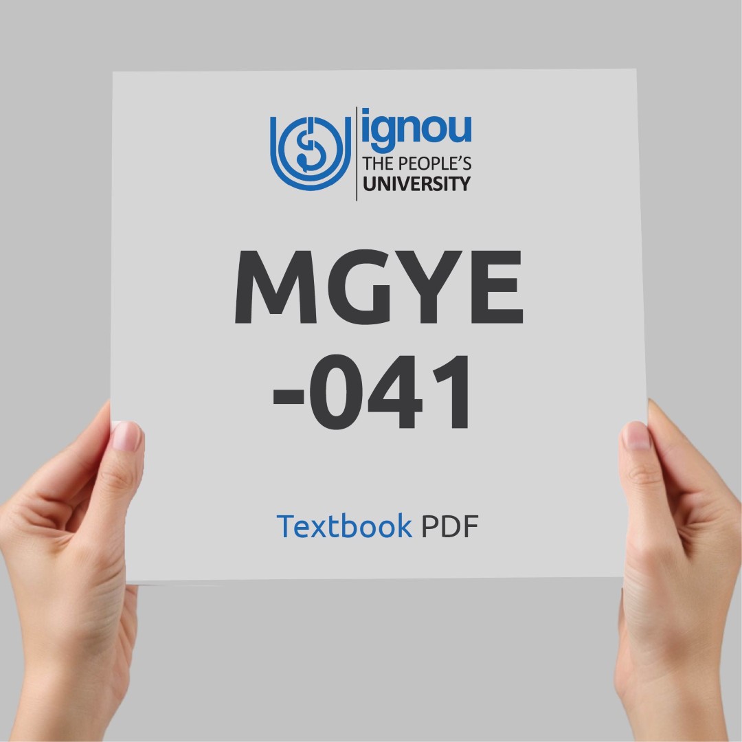 IGNOU MGYE-041 Study Material & Textbook Download