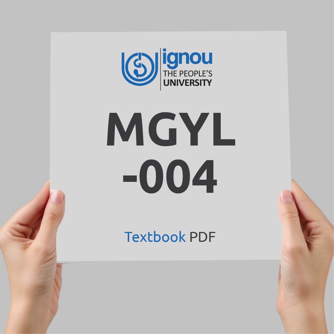 IGNOU MGYL-004 Study Material & Textbook Download