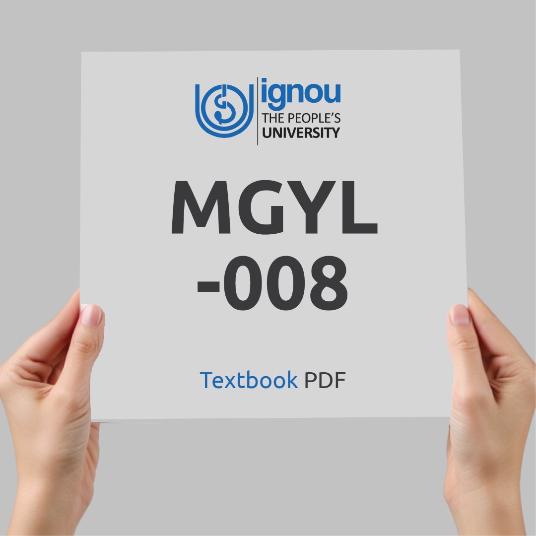 IGNOU MGYL-008 Study Material & Textbook Download