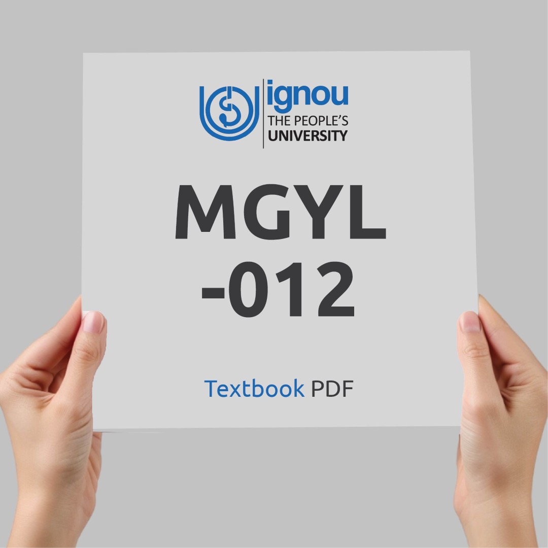 IGNOU MGYL-012 Study Material & Textbook Download