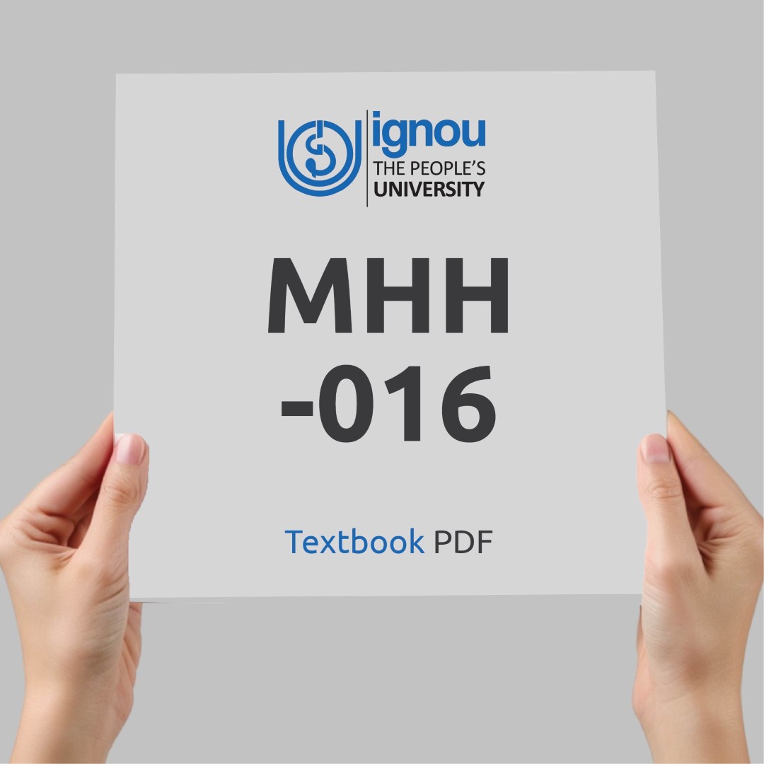 IGNOU MHH-016 Study Material & Textbook Download