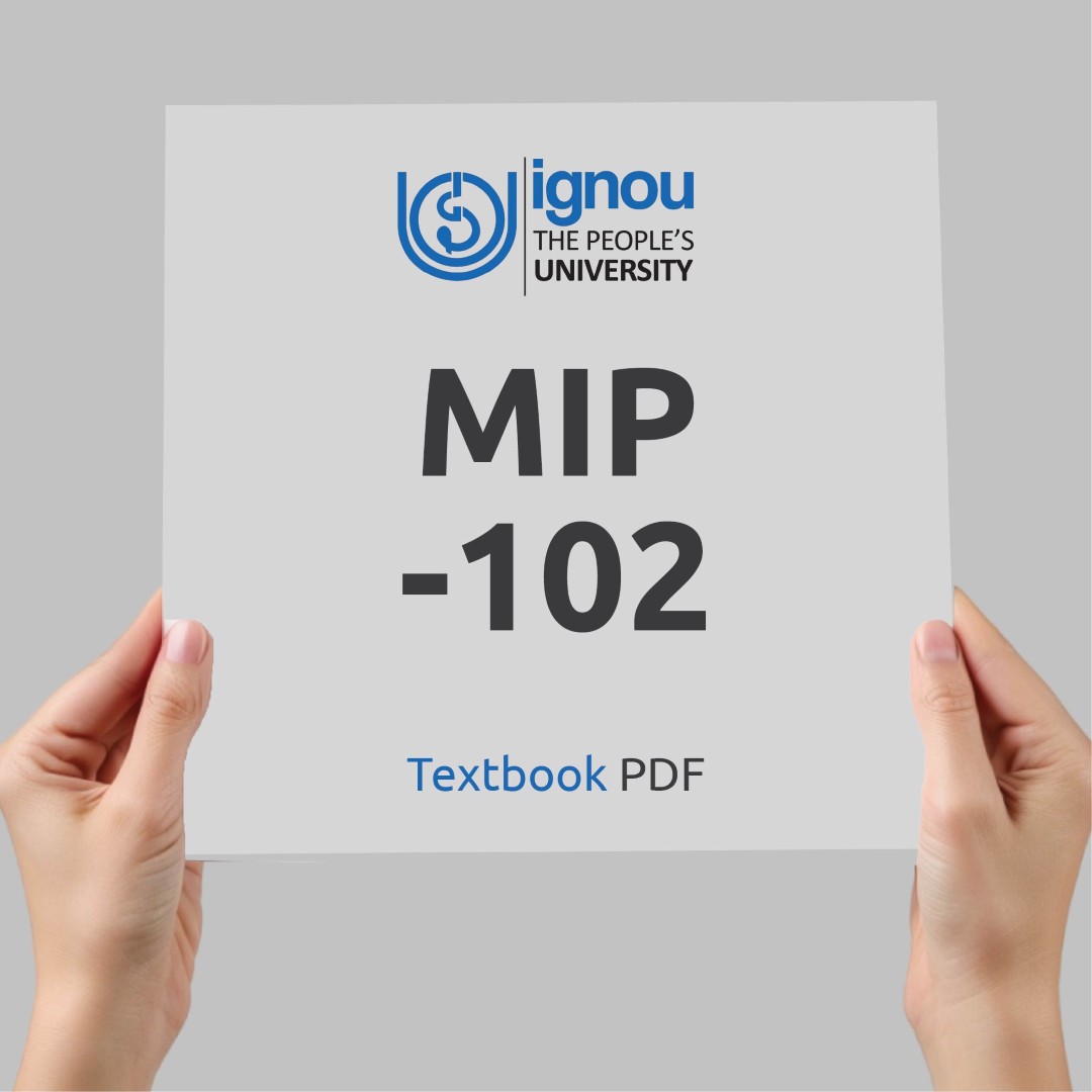 IGNOU MIP-102 Study Material & Textbook Download