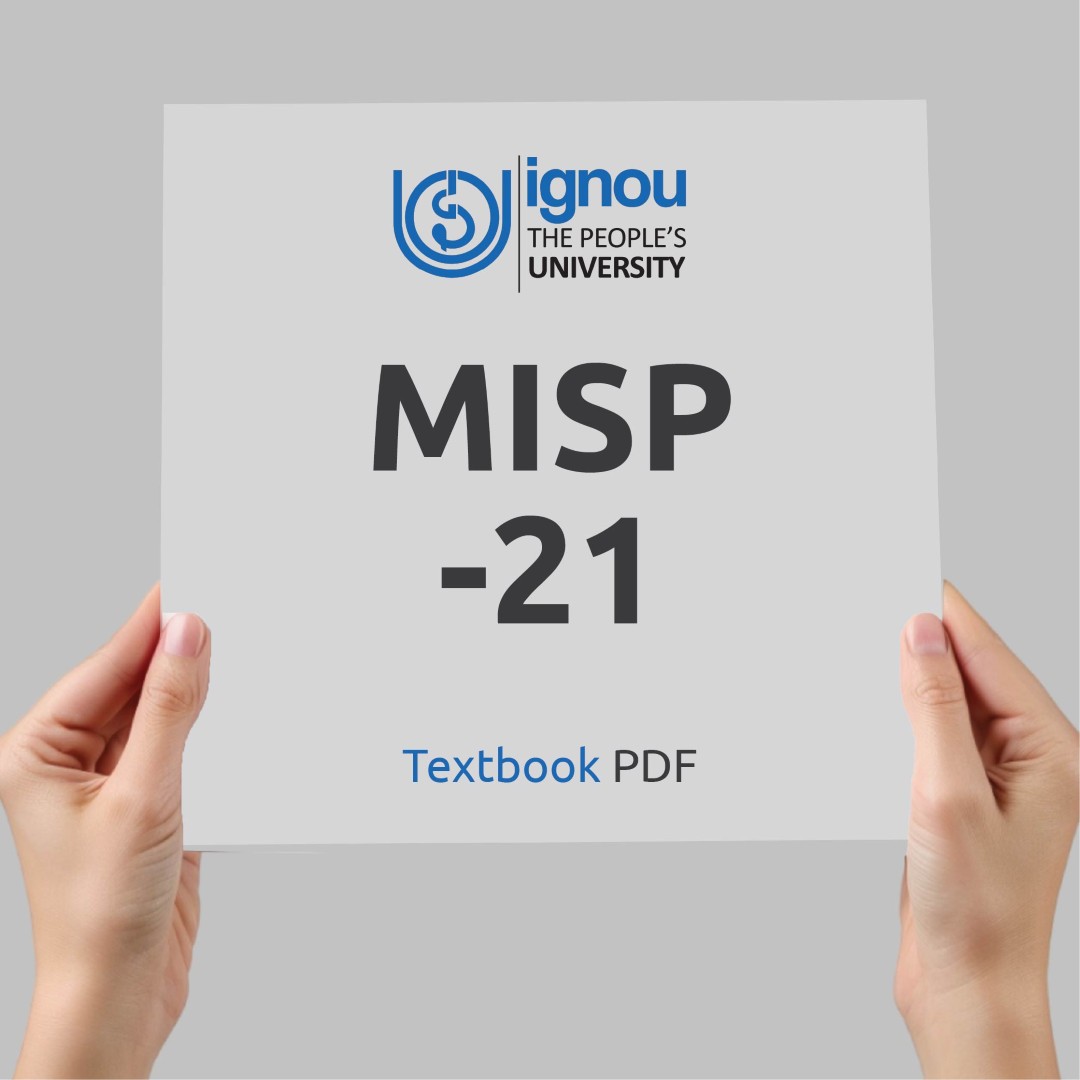 IGNOU MISP-21 Study Material & Textbook Download