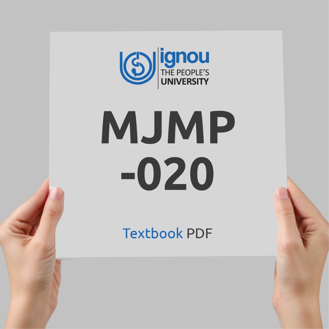 IGNOU MJMP-020 Study Material & Textbook Download