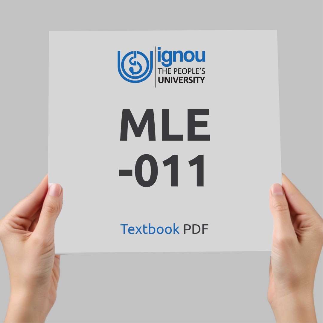 IGNOU MLE-011 Study Material & Textbook Download