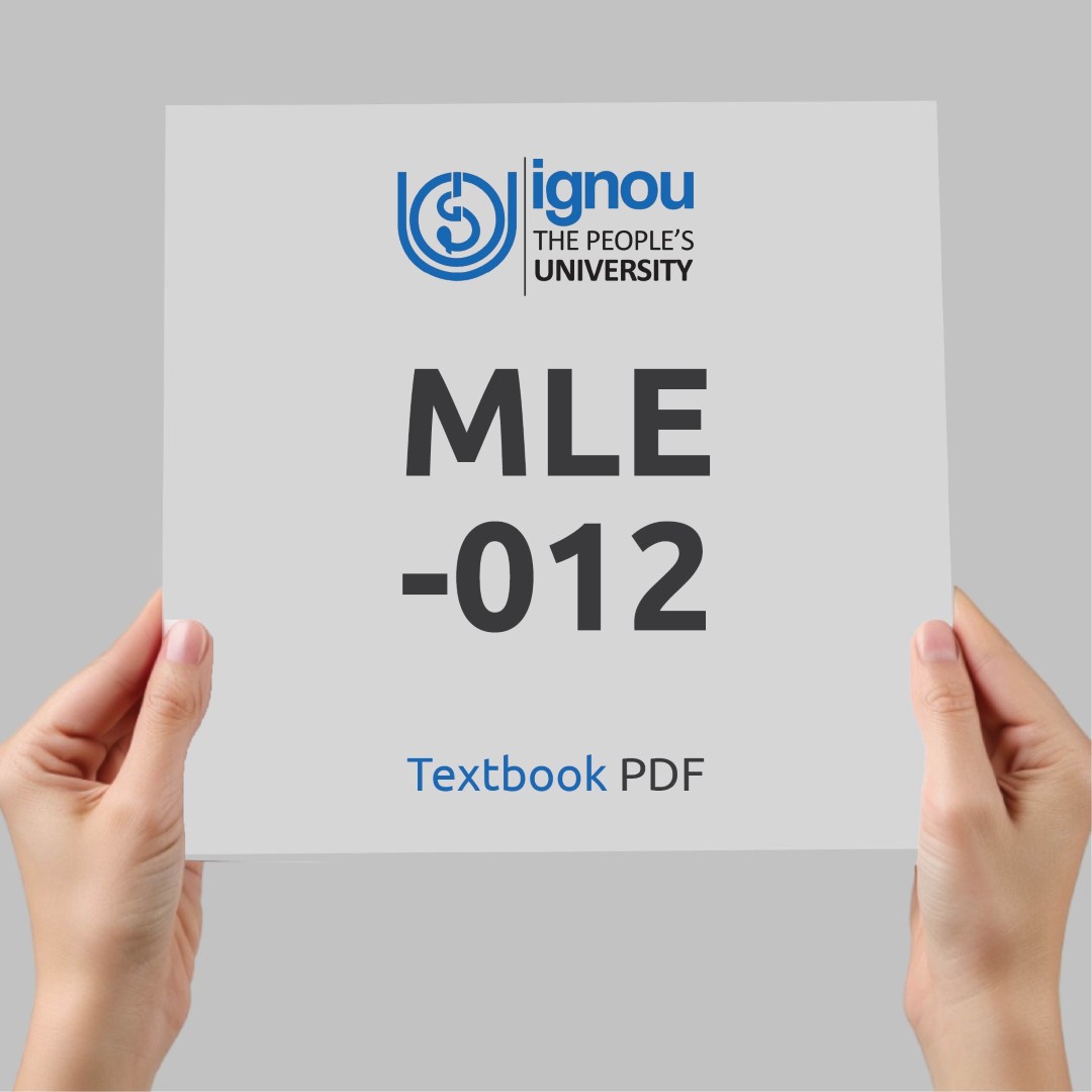 IGNOU MLE-012 Study Material & Textbook Download