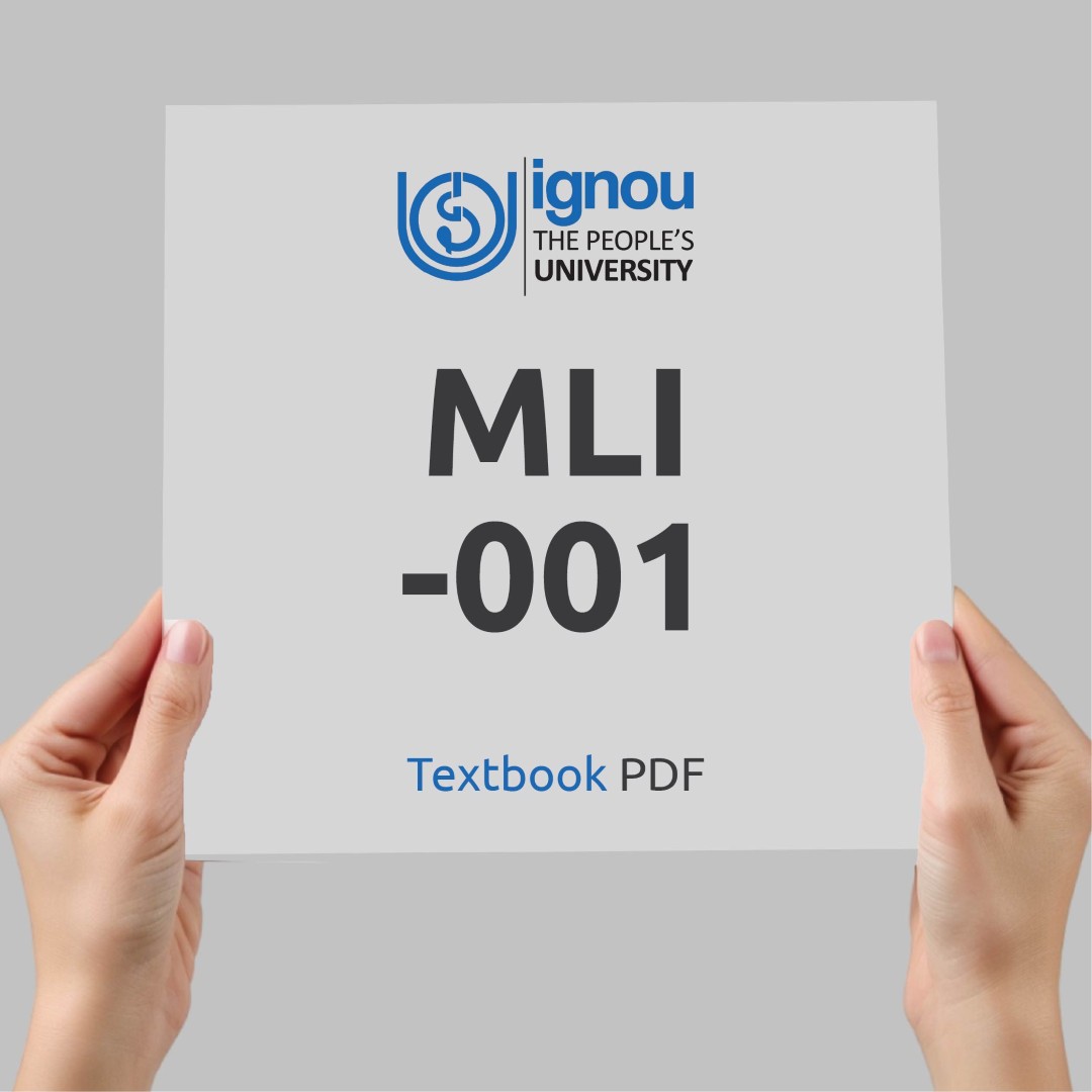 IGNOU MLI-001 Study Material & Textbook Download