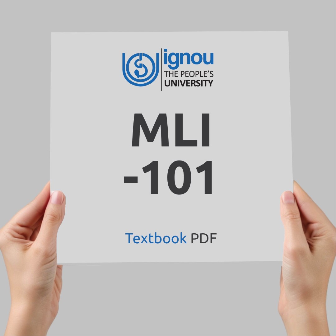 IGNOU MLI-101 Study Material & Textbook Download