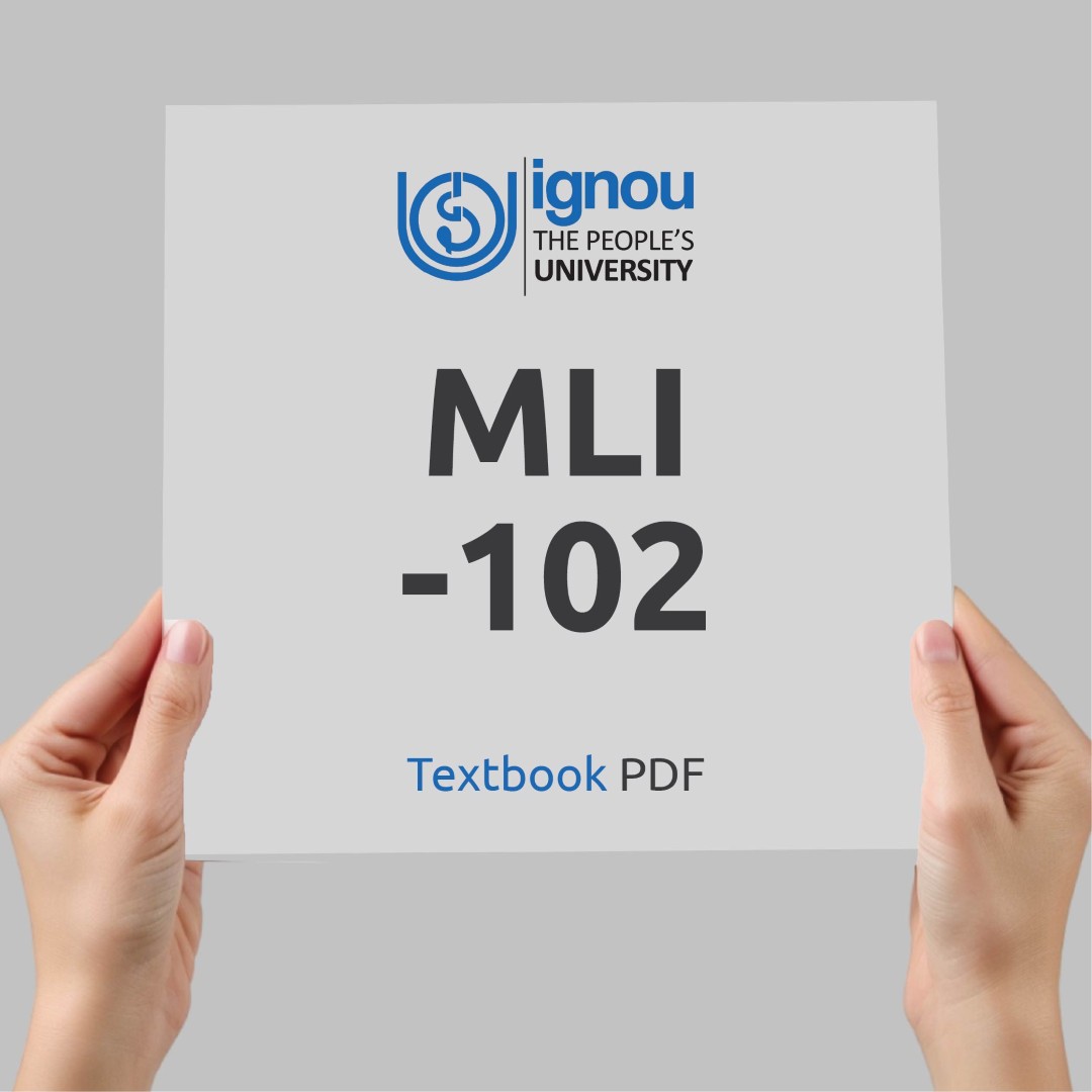 IGNOU MLI-102 Study Material & Textbook Download