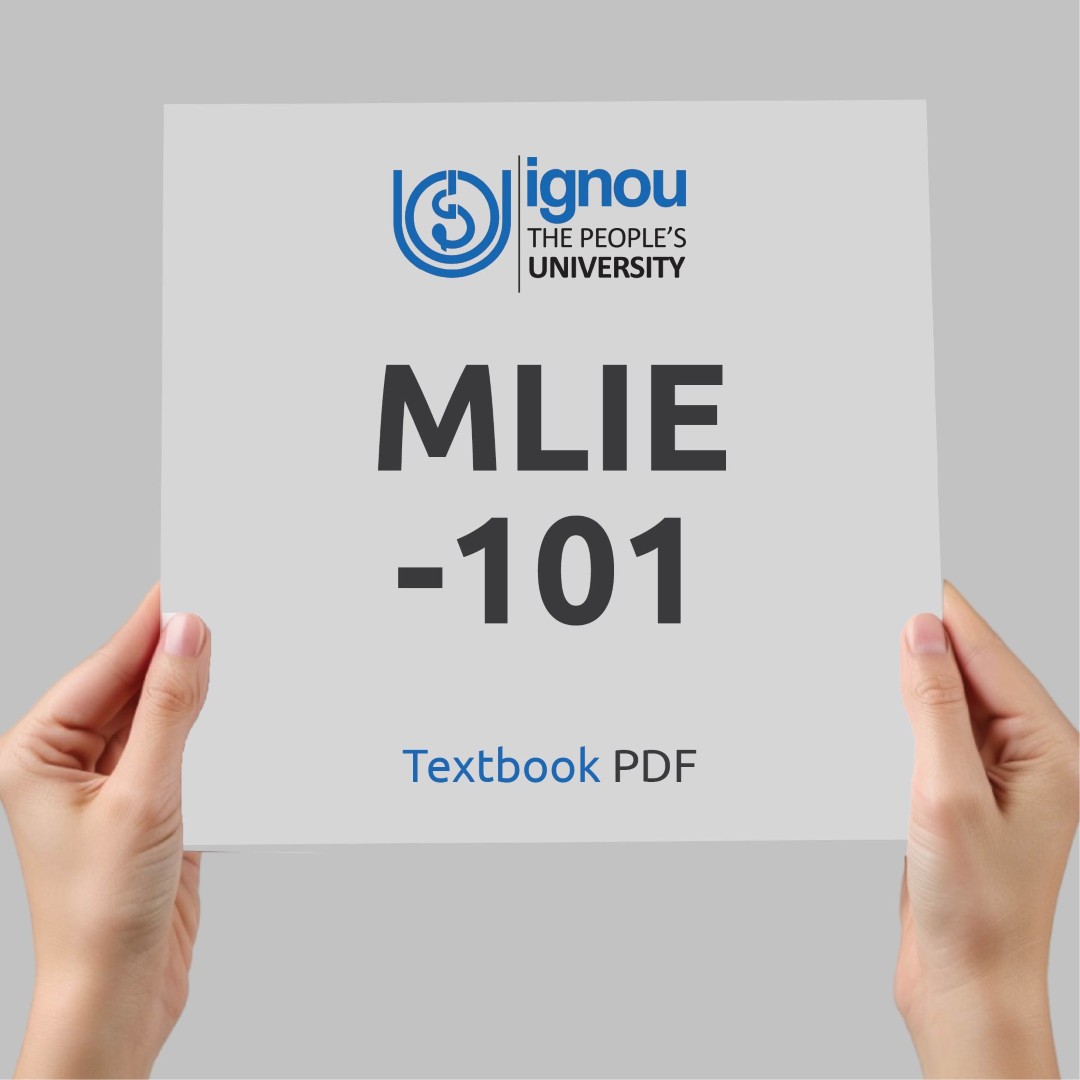 IGNOU MLIE-101 Study Material & Textbook Download