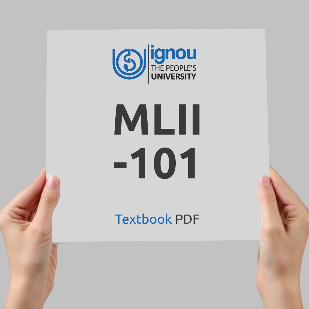 IGNOU MLII-101 Study Material & Textbook Download