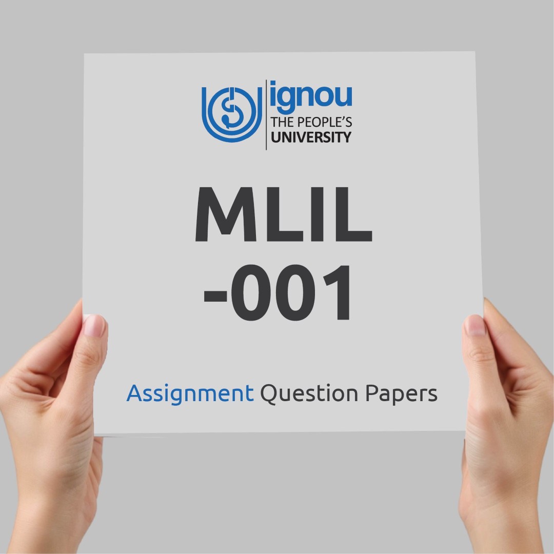 IGNOU MLIL-001 Assignment Question Paper Free Download (2023-24)
