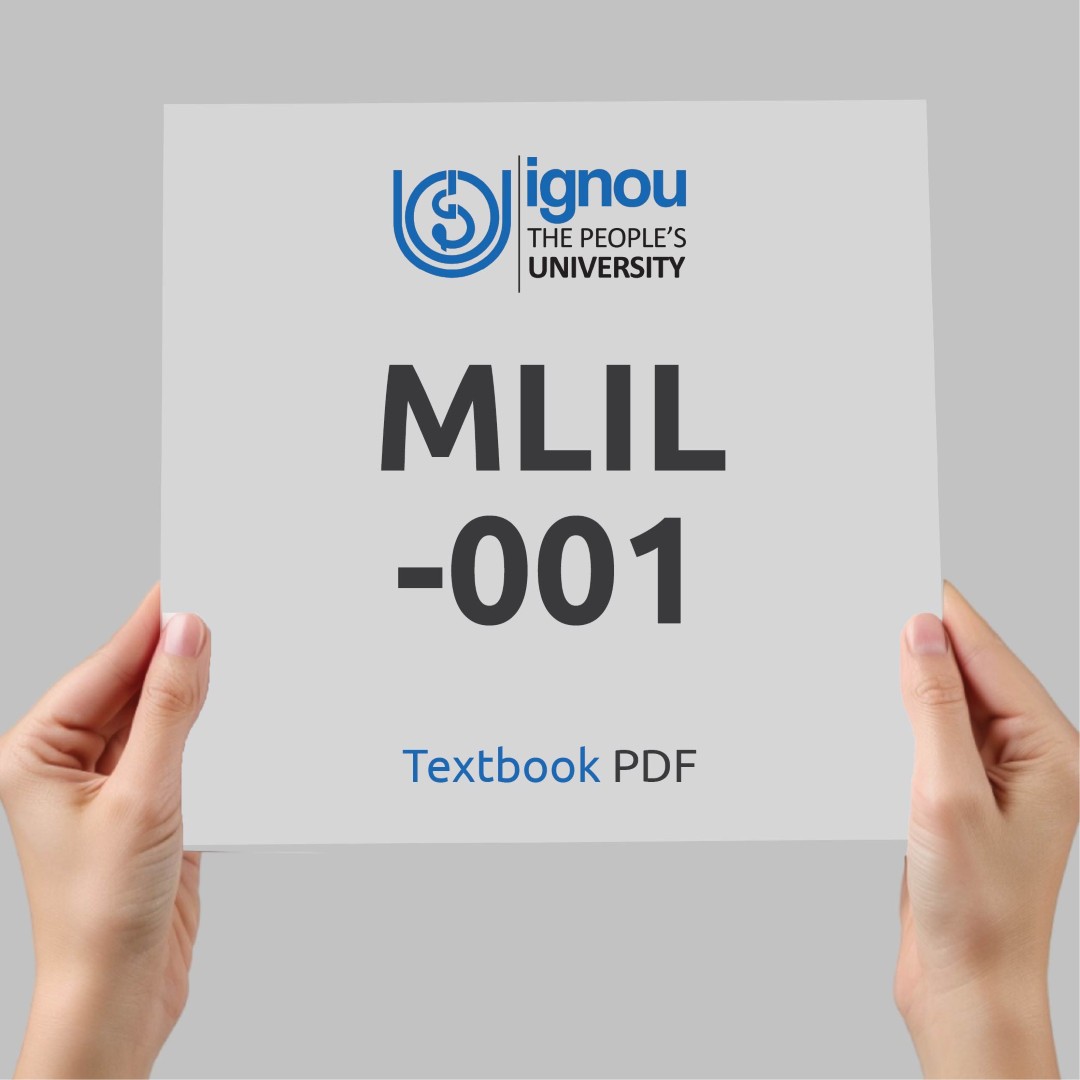 IGNOU MLIL-001 Study Material & Textbook Download