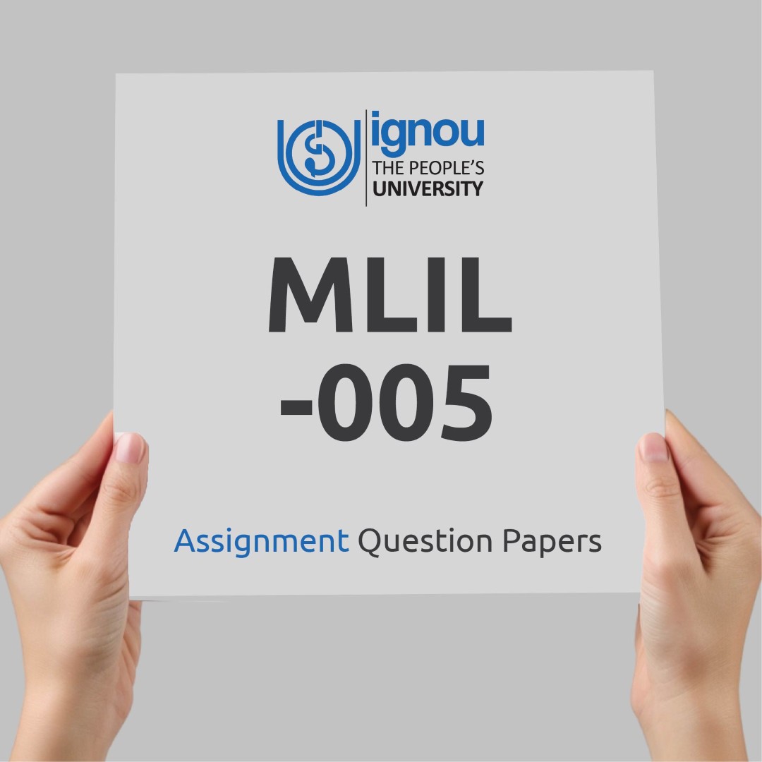IGNOU MLIL-005 Assignment Question Paper Free Download (2023-24)