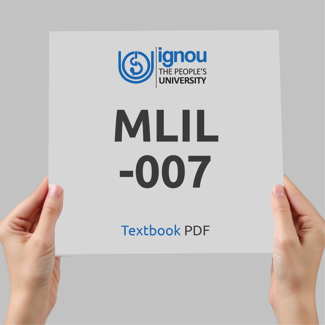 IGNOU MLIL-007 Study Material & Textbook Download