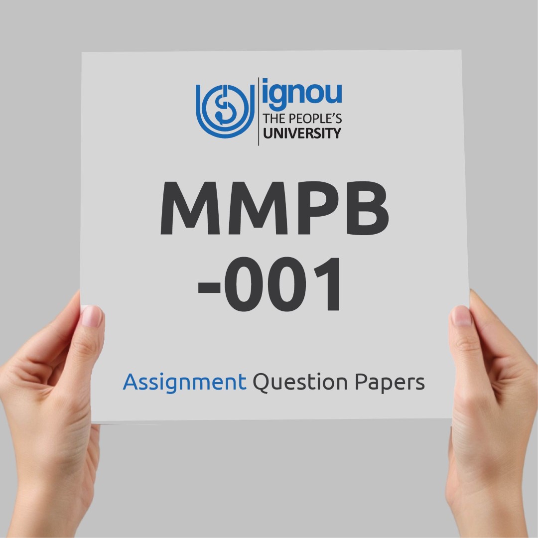 IGNOU MMPB-001 Assignment Question Paper Free Download (2023-24)